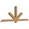Ekena Millwork Kennewick Timber Gable Bracket, Western Red Cedar, 72"W x 27"H x 3 1/2"D x 3 1/2"F, 9/12 Pitch GBW072X27X0404KEN00SWR - alternate 3